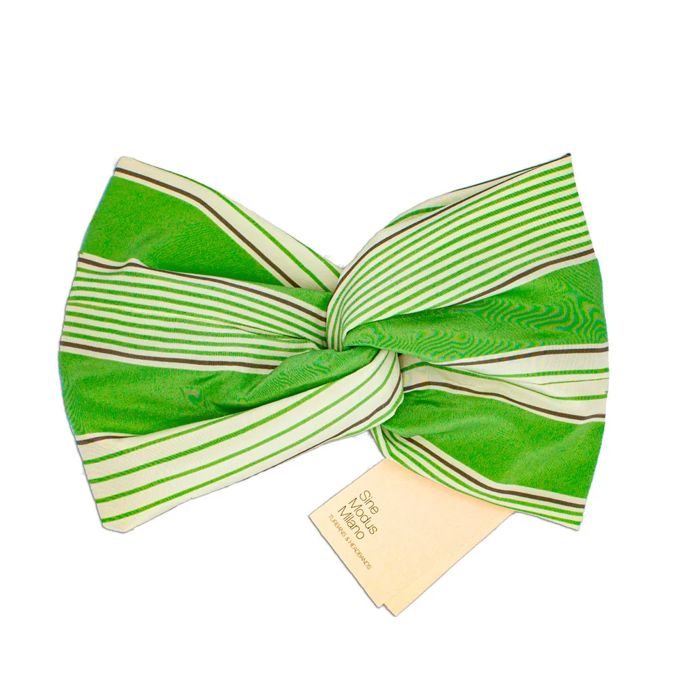 Italian silk headband Emily - Image 2