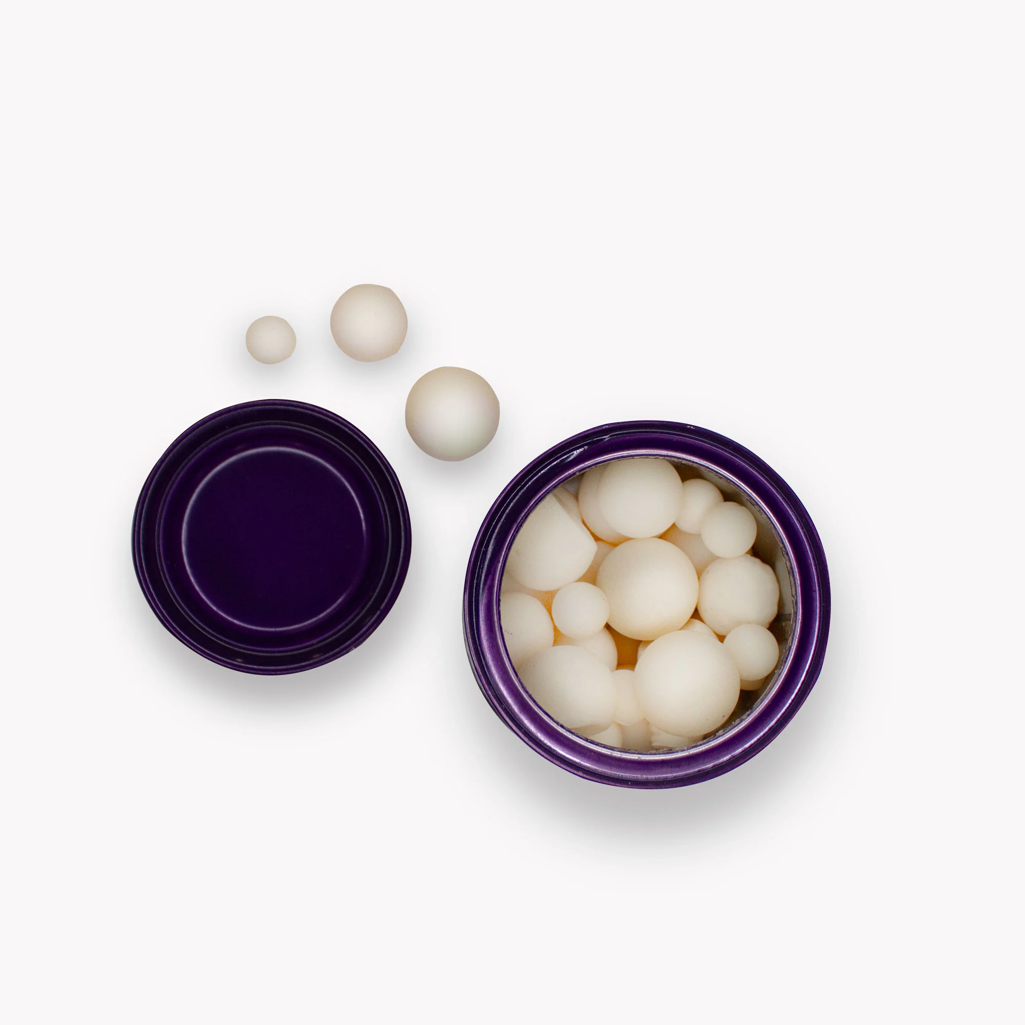 Hand-poured melting soy wax spheres Marguerite - Image 3